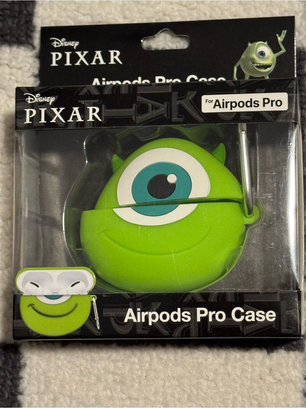 Disney Pixar Mike Wazowski AirPods Pro Case - Bright Green